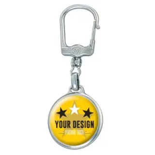 Keyring metal, round - LT99618 (gadzety reklamowe)